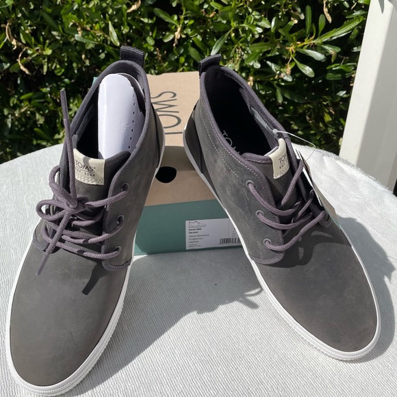 TOMS Carlo Mid Terrain Grey Water Resistant Sneaker - Picture 6 of 6